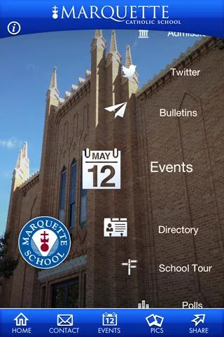 Marquette School Android App screenshot